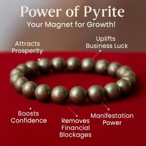 Pyrite Bracelet for wealth and confidence – Dhumra Gems