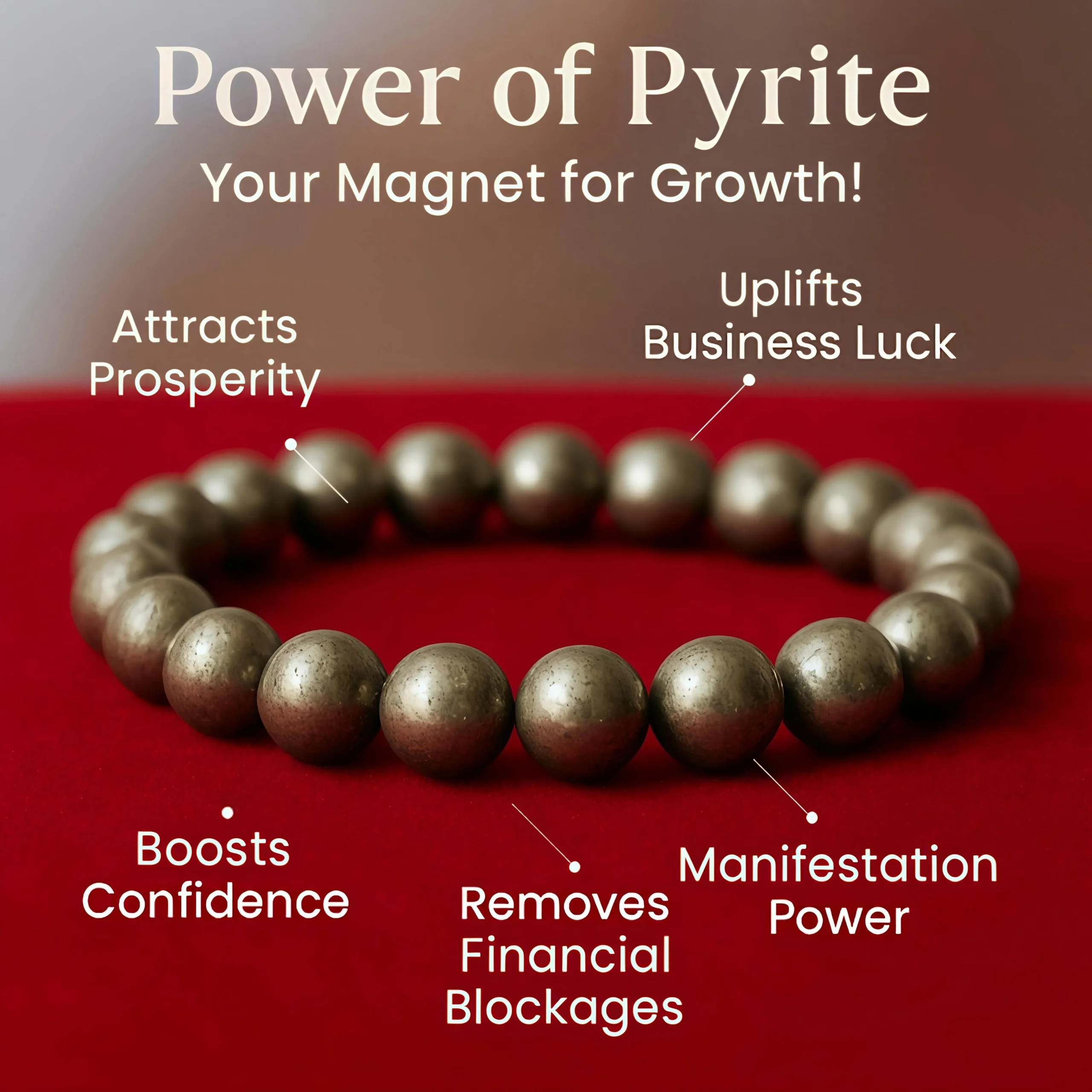 Pyrite Bracelet Benefits scaled Pyrite Bracelet for wealth and confidence – Dhumra Gems