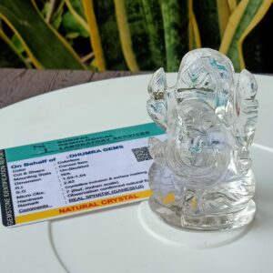 Clear Quartz Ganesha