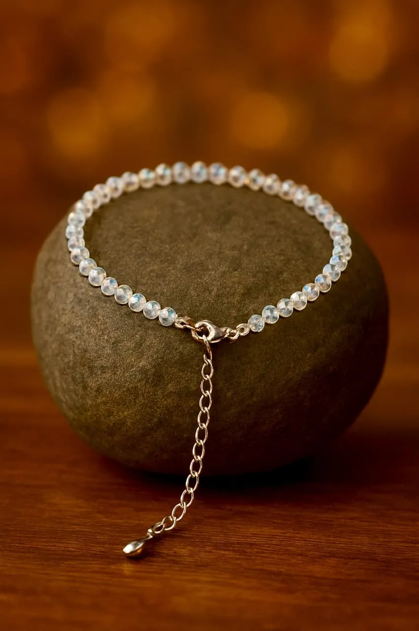 Aura Quartz Anklet1 Aura Quartz Anklet