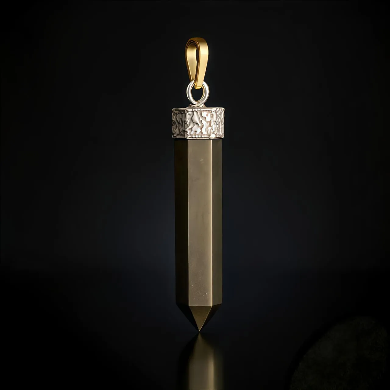 Original Pyrite Pencil Pendant Original Pyrite Pencil Pendant