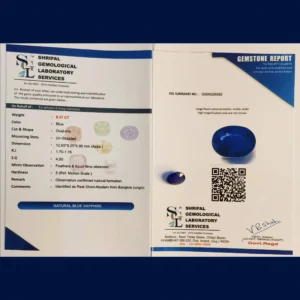 Blue Sapphire-Neelam